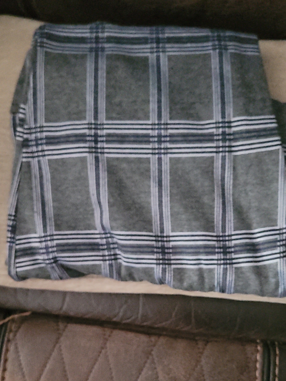 New York & Company Gray Plaid Women's Pants